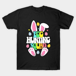 Egg Hunting Squad Funny Easter Bunnies Egg Hunt T-Shirt